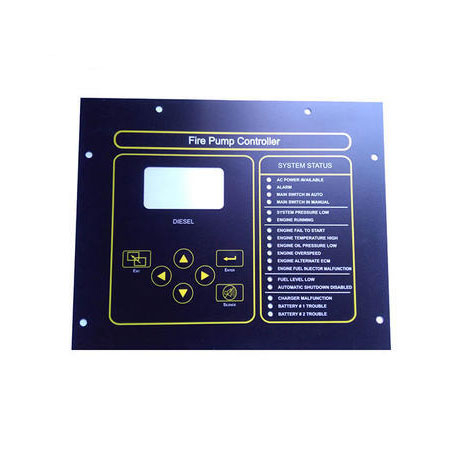 Household Appliances PVC Membrane Control Panel Graphic Overlay
