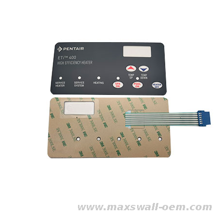 OEM 6 Buttons Medical Equipment Backlit Membrane Switches
