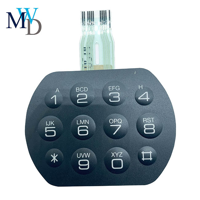 LED Digits Display PET Membrane Switches