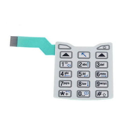 OEM Curved PET Membrane Switch Embossed Convex