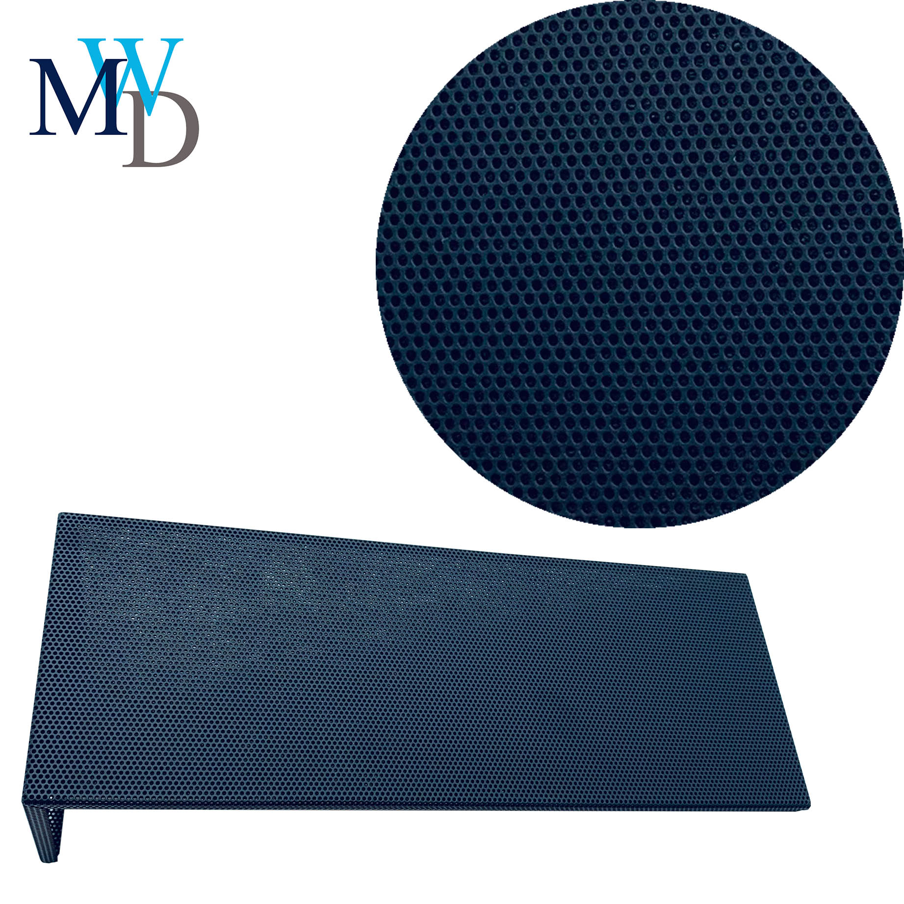 Stamping Perforated Speaker Grille Round Hole with fabric