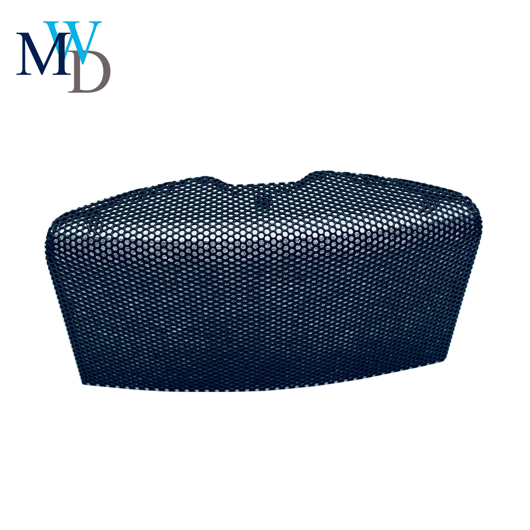 Custom Perforated Black Coated Metal Car Speaker Grille with fabric